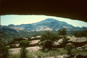 from the cave at Ameib