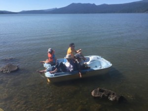 paddle boat excursion